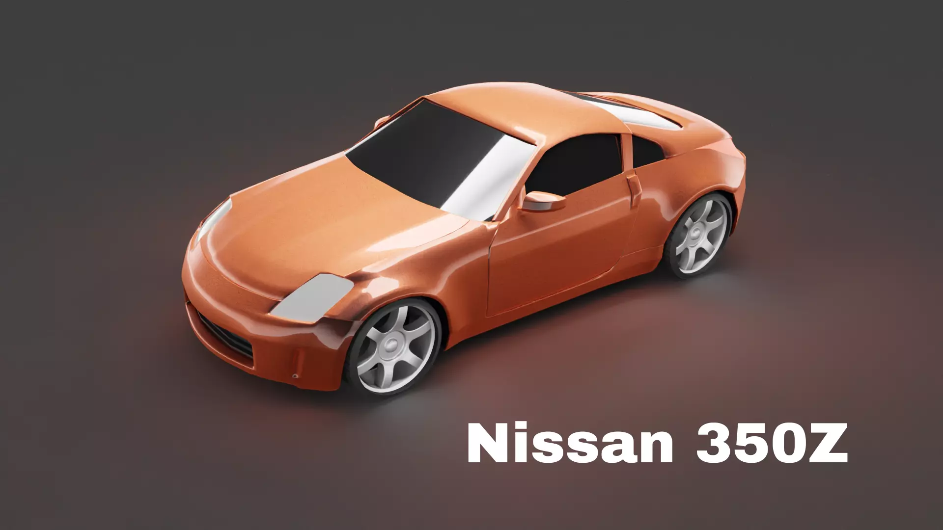 Nissan 350Z sports car Free 3D model