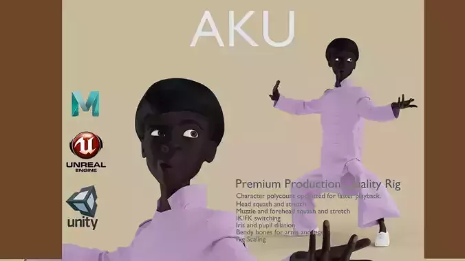 AKU RIG MAYA VERSION