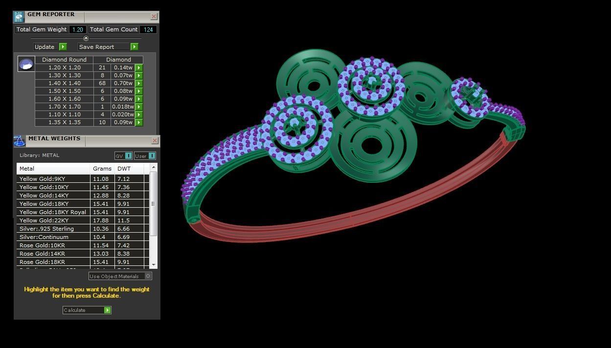 Bracelet - 22 3D print model_1