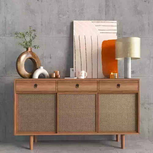 Nordic Style Console And Decorative Set