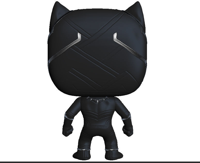 Funko Black Panther 3D print model_3