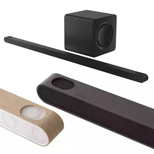 Ultra-slim soundbar Samsung HW-S800B 3D model