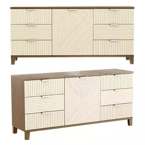 Chest of drawers Scandi 3D model