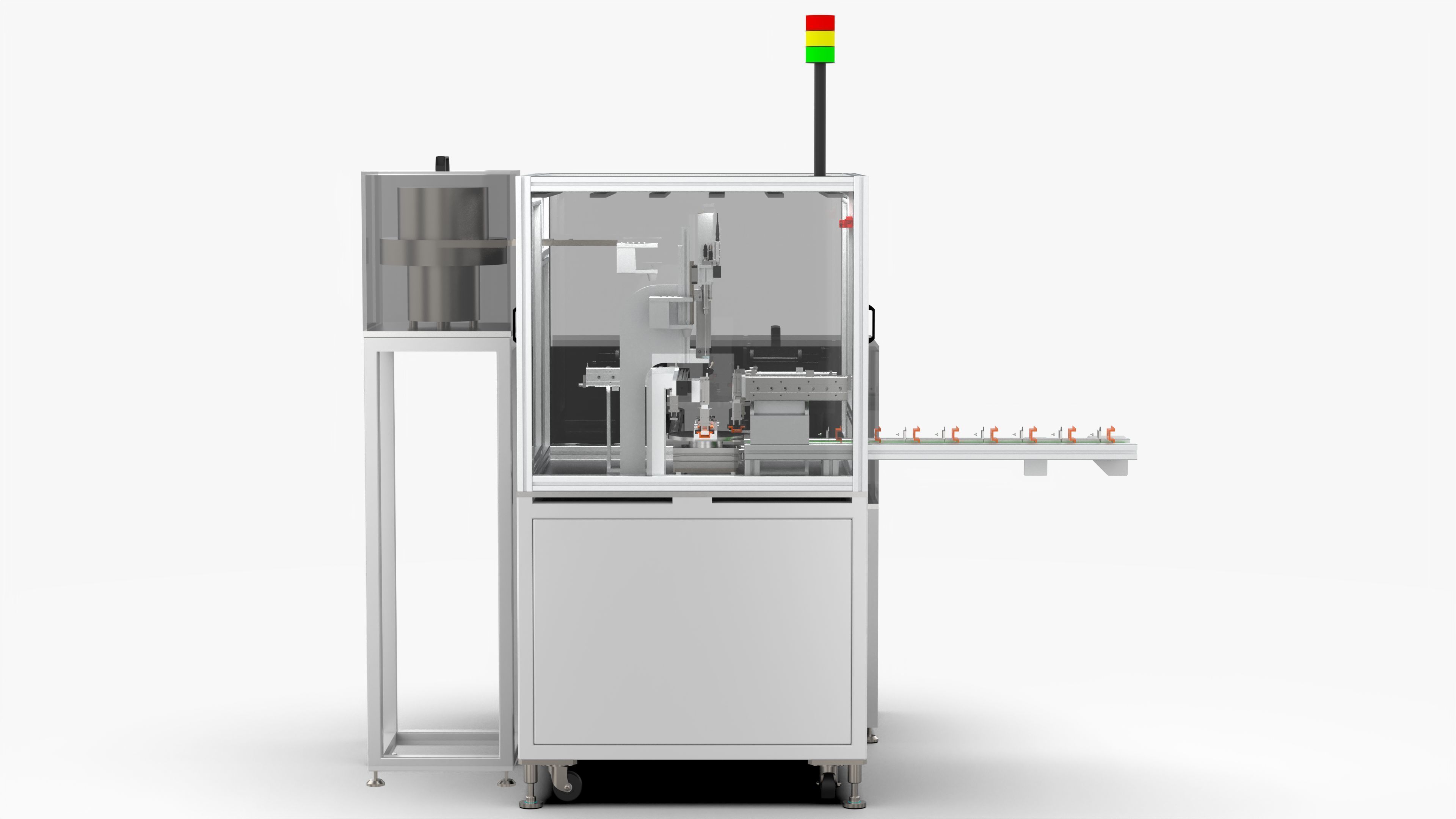 Automatic Nut Washer Bolt Assembly Machine 3D model_6