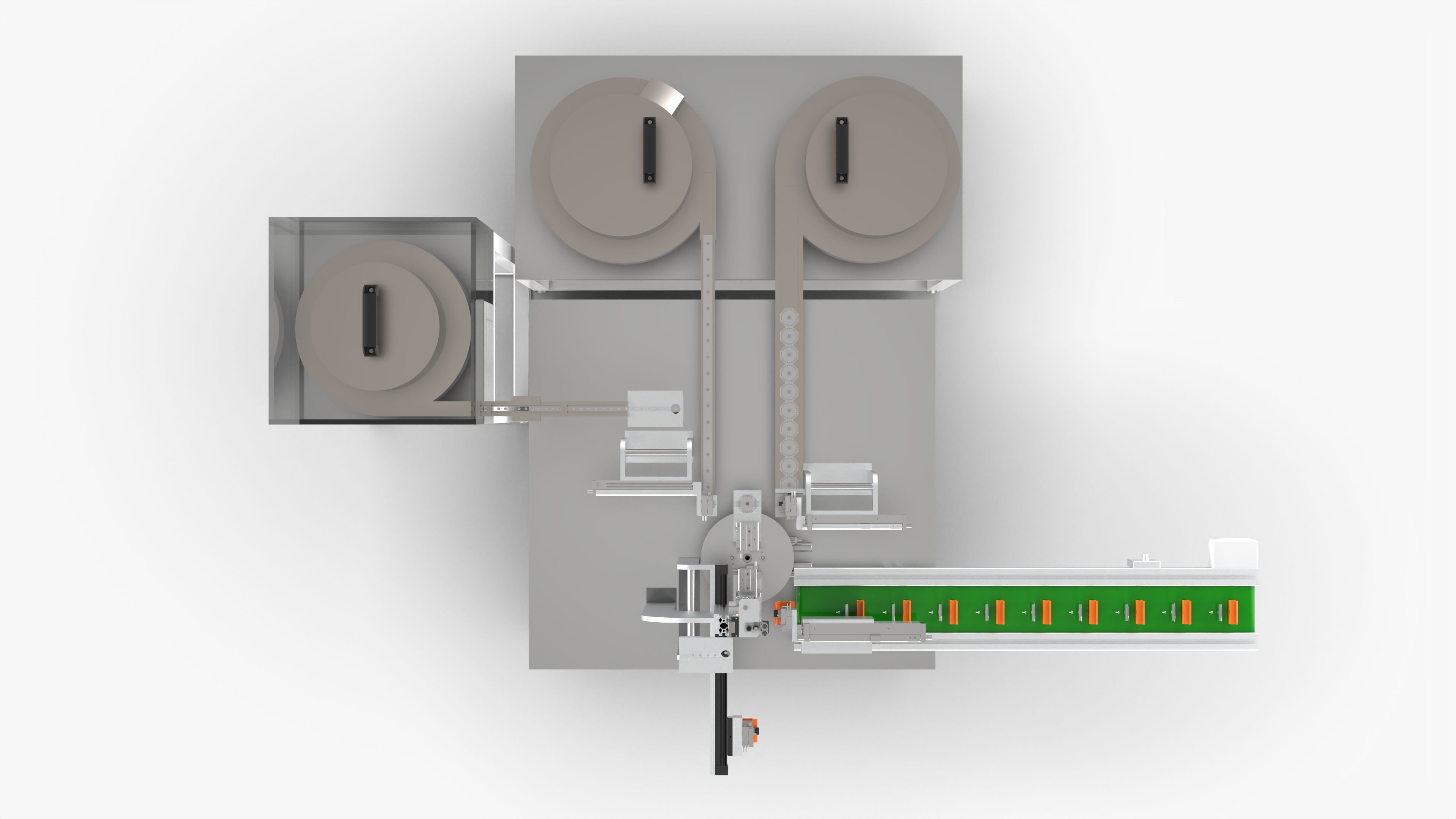 Automatic Nut Washer Bolt Assembly Machine 3D model_8