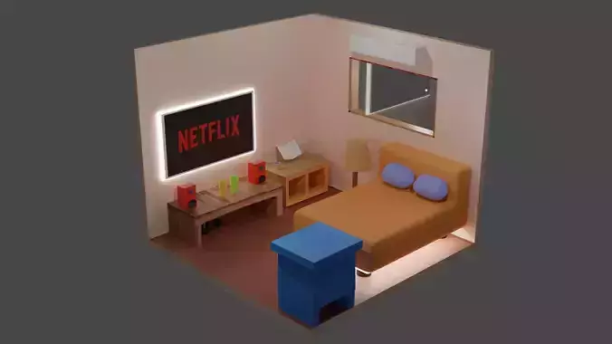 THIS IS ROOM IN MY DREAM 3D print model