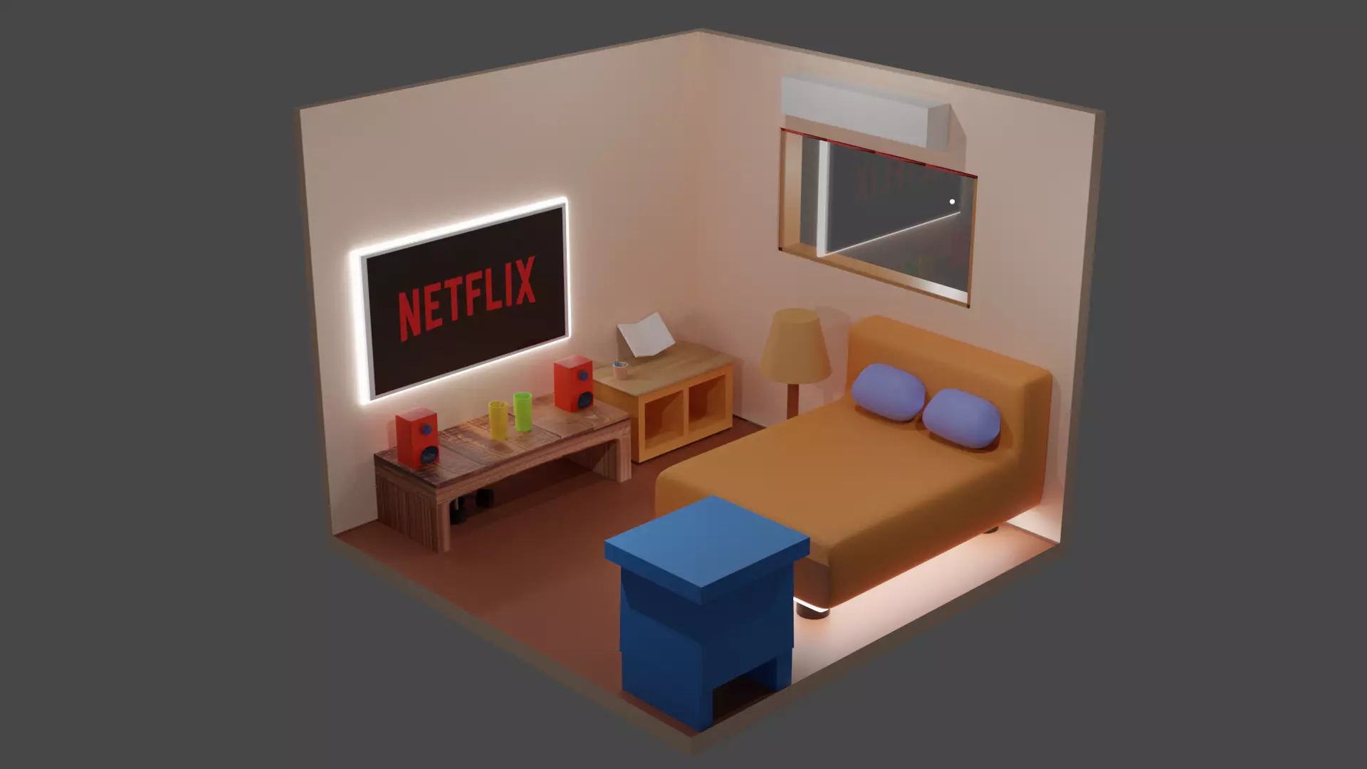 THIS IS ROOM IN MY DREAM 3D print model_0