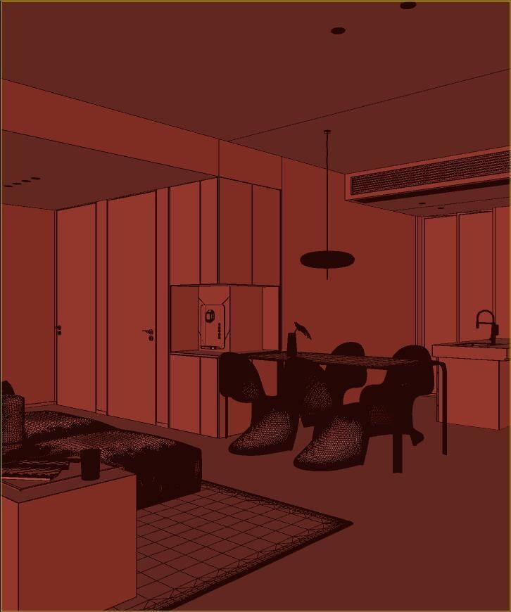 Modern Apartment Design 3d model 3D model_8