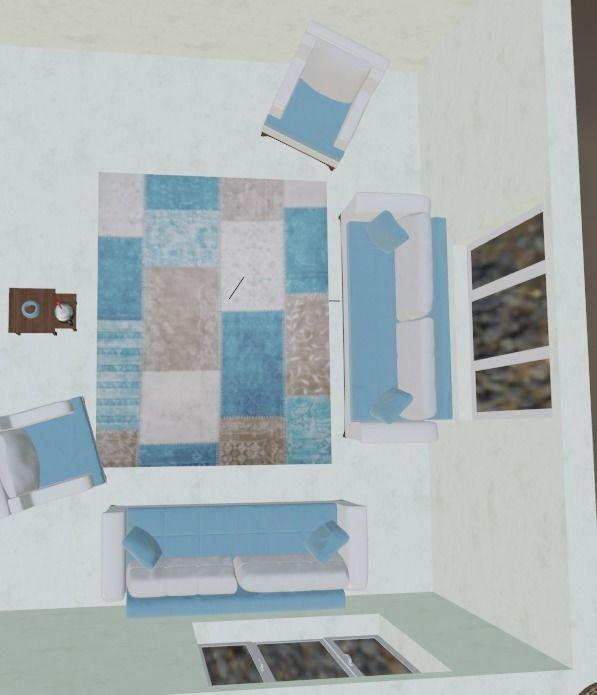 concrete cove house Low-poly 3D model_4