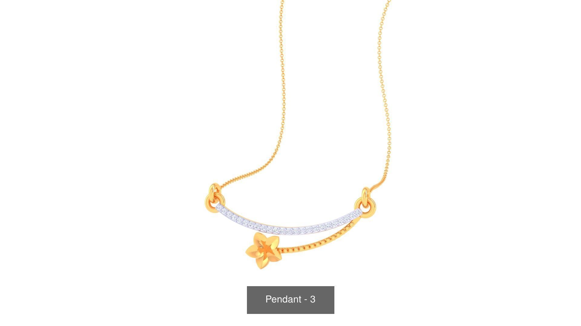 66 Light weight Pendant Charms 3dm stl render pack 3D Model Collection_57