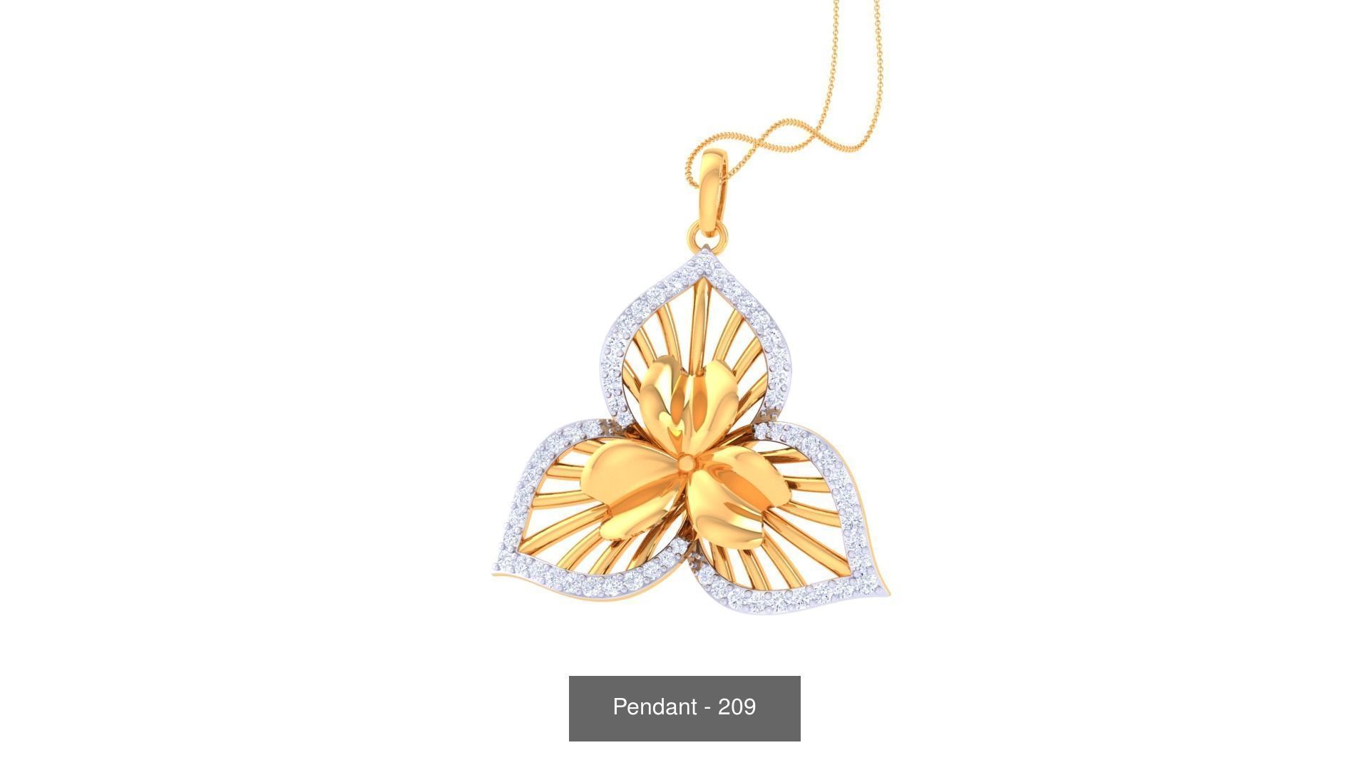 66 Light weight Pendant Charms 3dm stl render pack 3D Model Collection_17