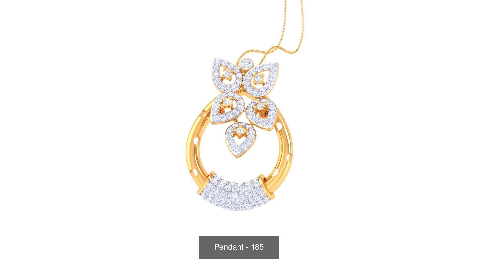 66 Light weight Pendant Charms 3dm stl render pack 3D Model Collection_26