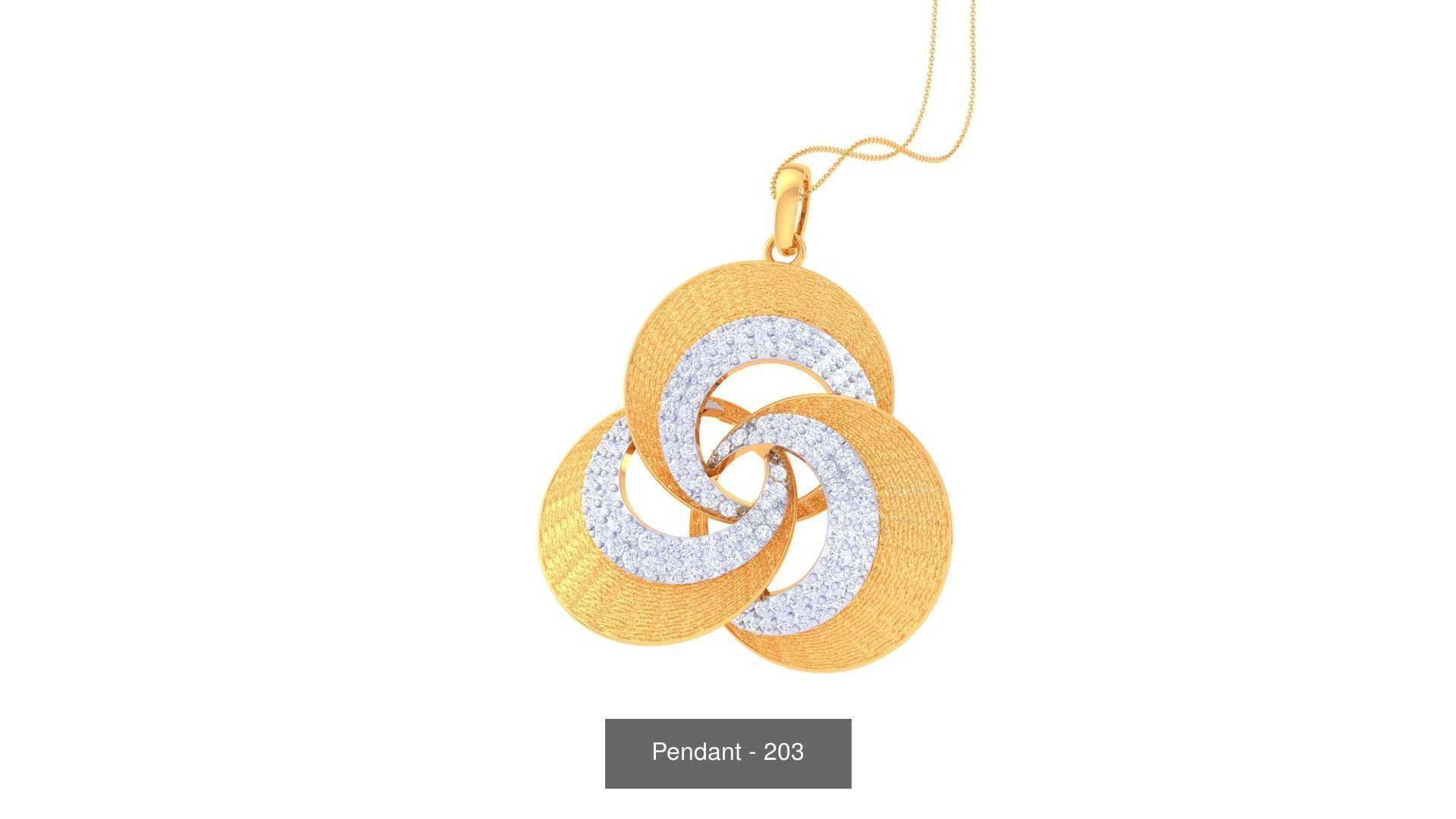 66 Light weight Pendant Charms 3dm stl render pack 3D Model Collection_23