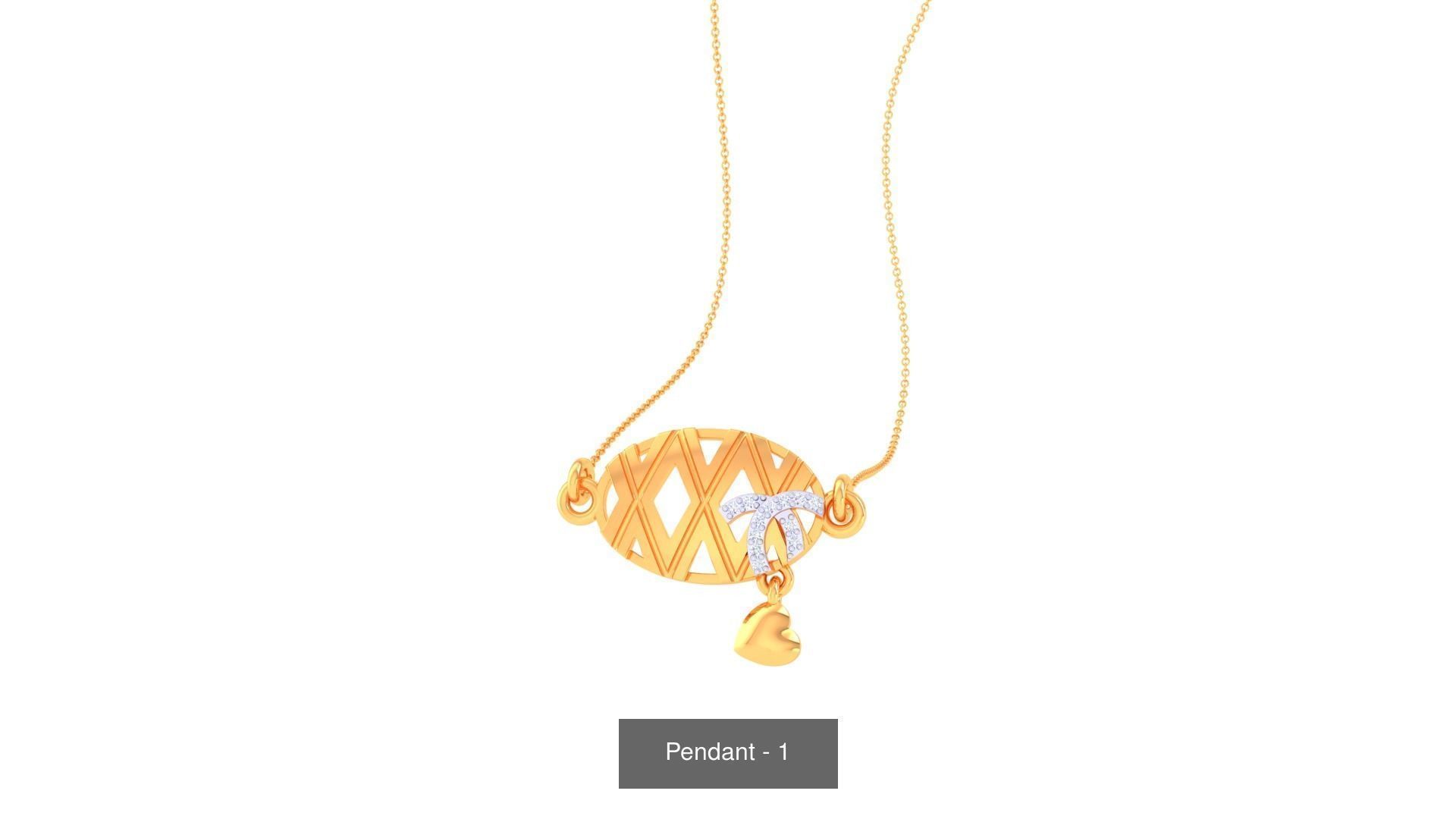 66 Light weight Pendant Charms 3dm stl render pack 3D Model Collection_74