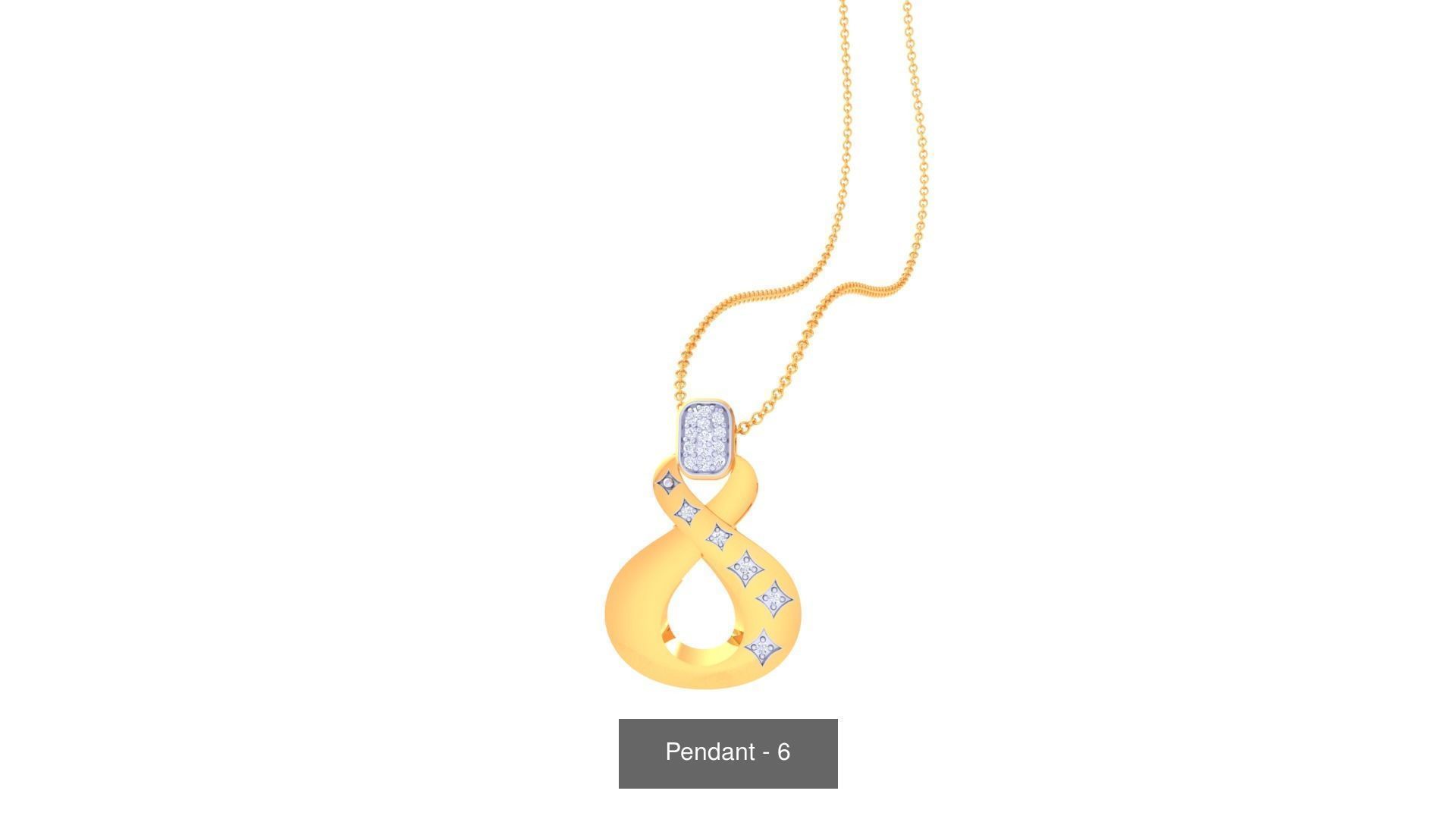 66 Light weight Pendant Charms 3dm stl render pack 3D Model Collection_53