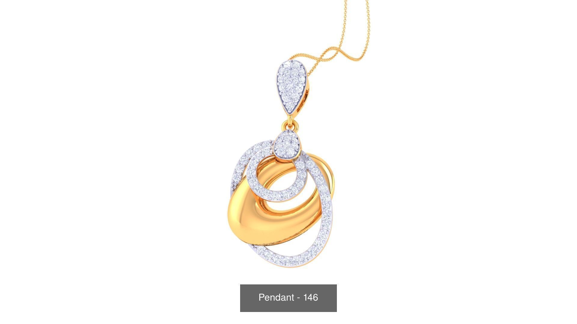 66 Light weight Pendant Charms 3dm stl render pack 3D Model Collection_37