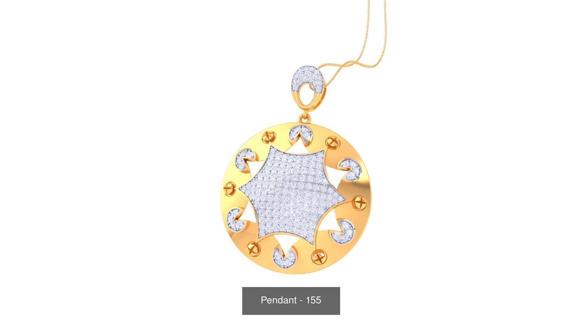 66 Light weight Pendant Charms 3dm stl render pack 3D Model Collection_34