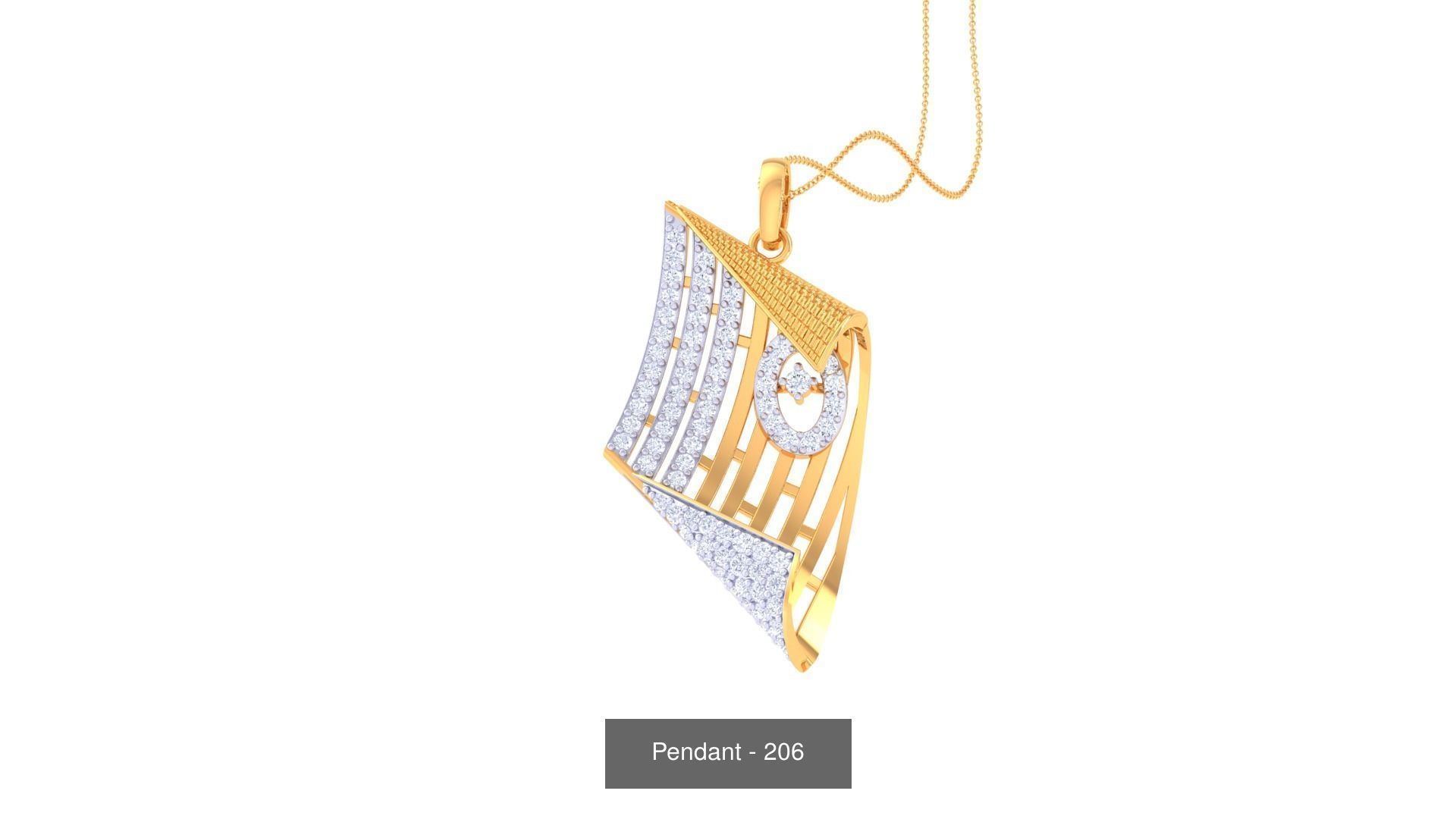 66 Light weight Pendant Charms 3dm stl render pack 3D Model Collection_20