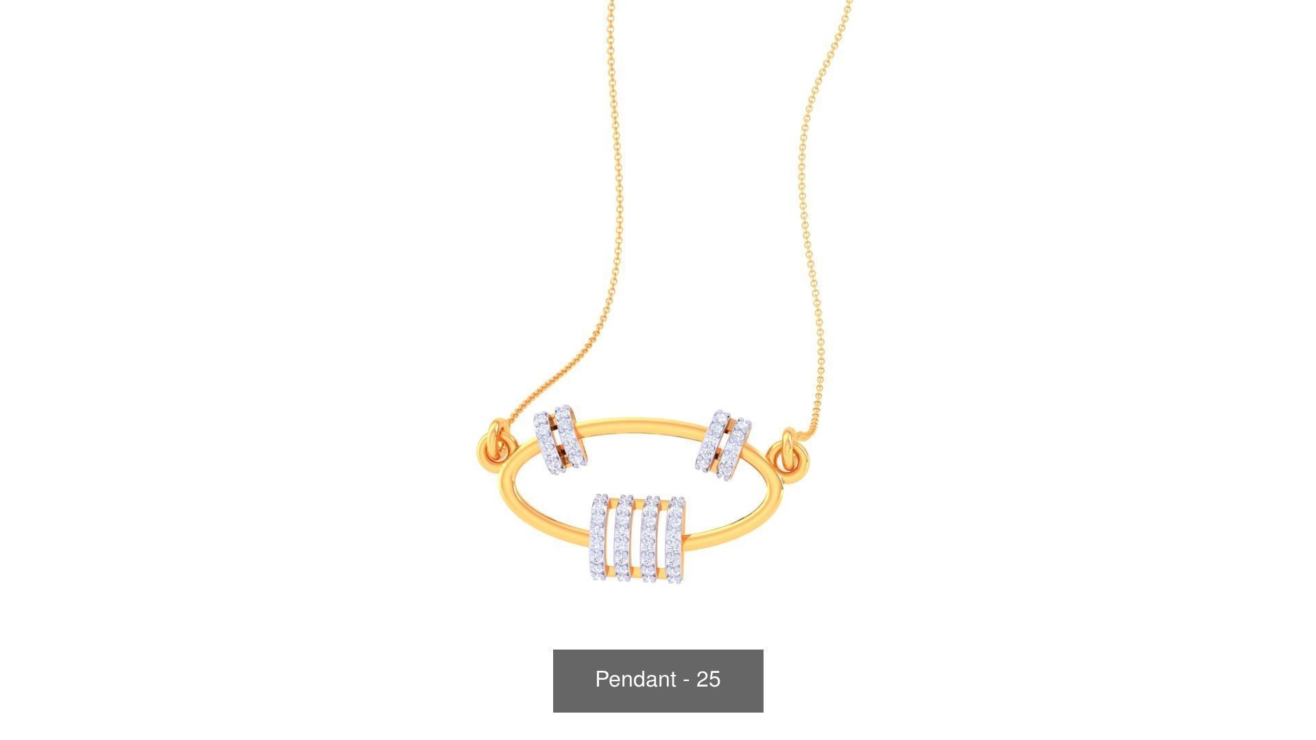 66 Light weight Pendant Charms 3dm stl render pack 3D Model Collection_62