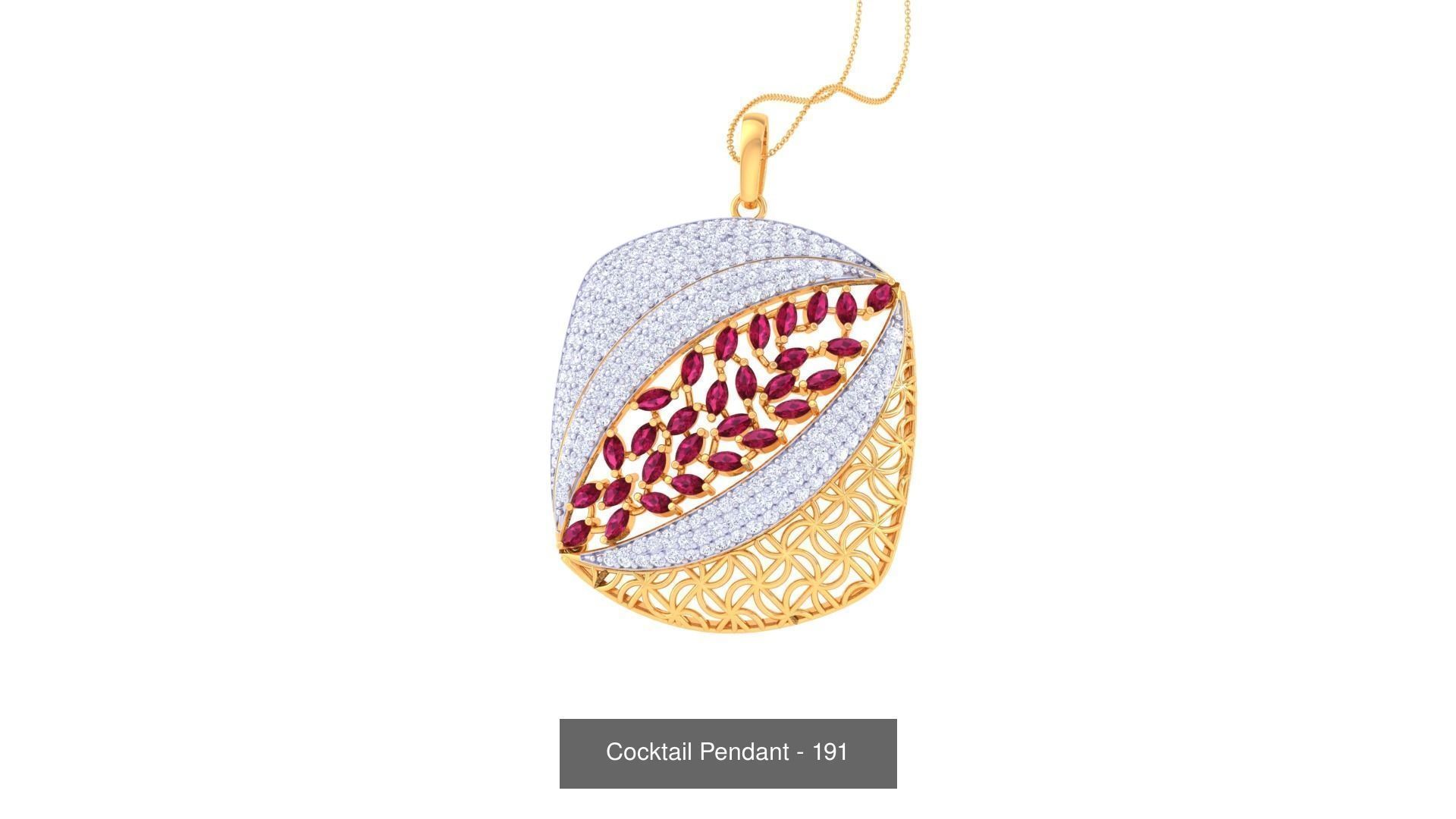 43 Cocktail Pendant Pack 3D Model Collection_15