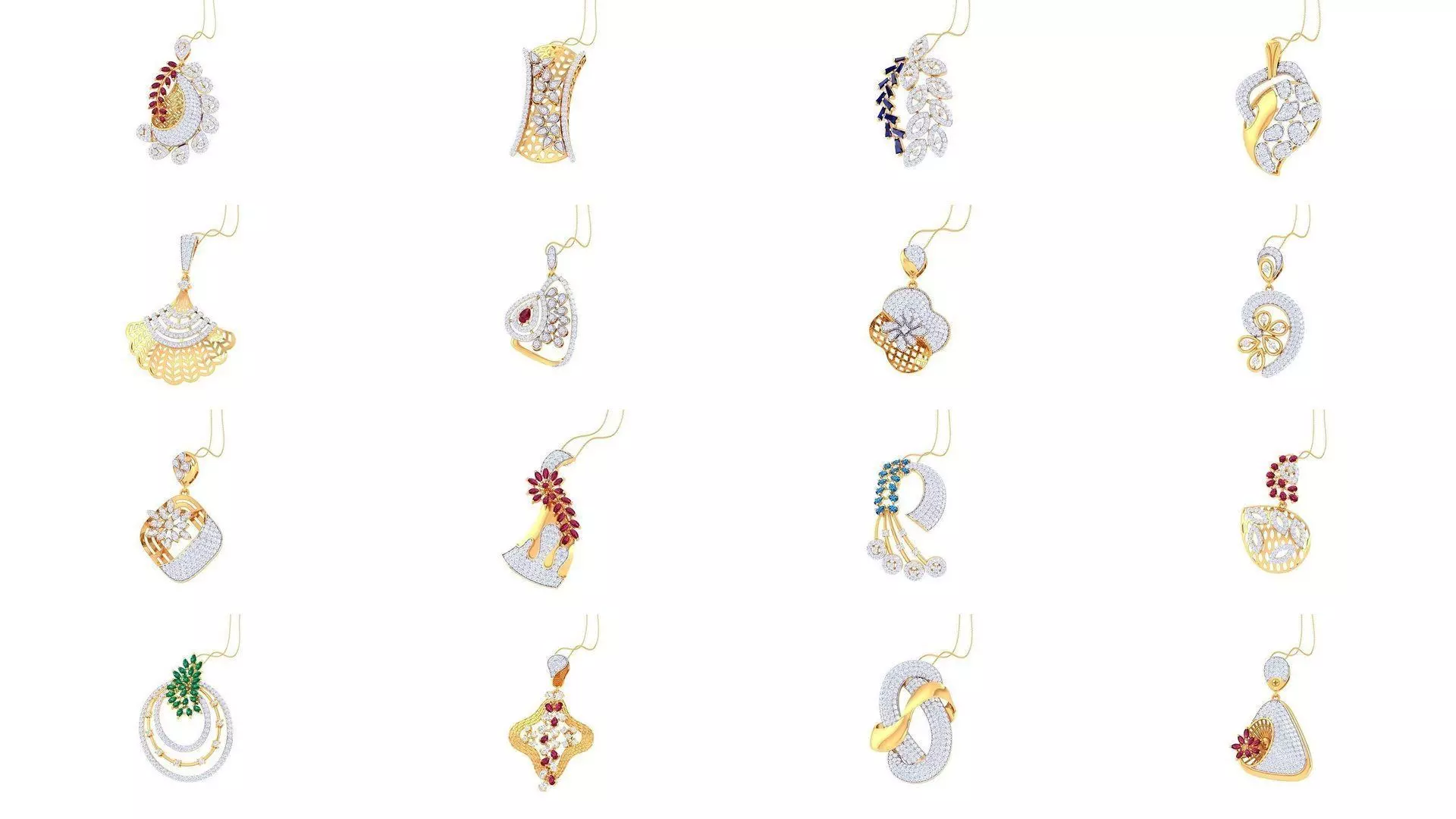 43 Cocktail Pendant Pack 3D Model Collection_0