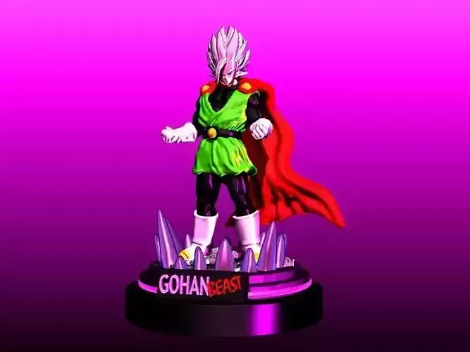 GOHAN SAIYAMAN BEAST VERSION 3D print model
