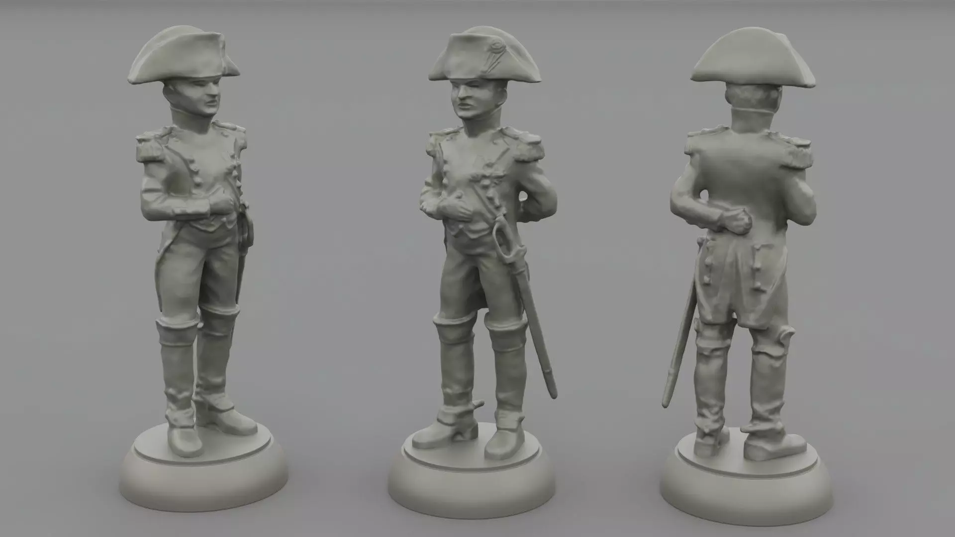 Lead soldier 01 3D print model_0