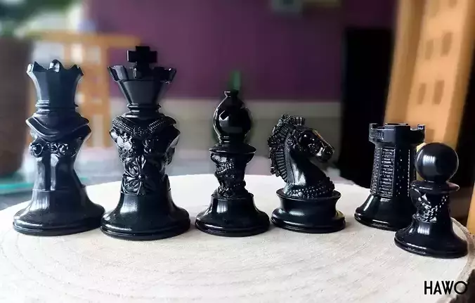 Chess Echec 3D print model