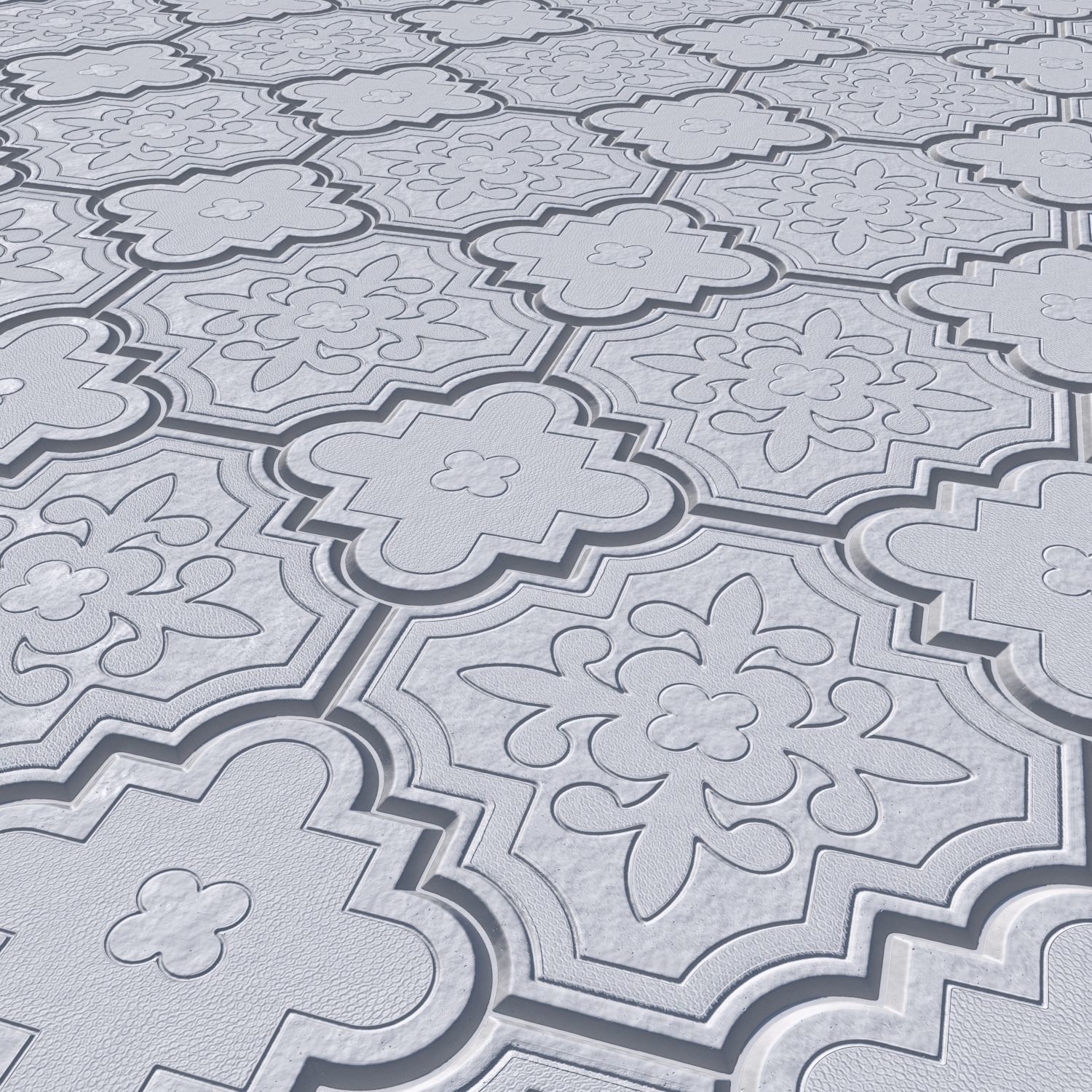 Clover paving brick Texture_6