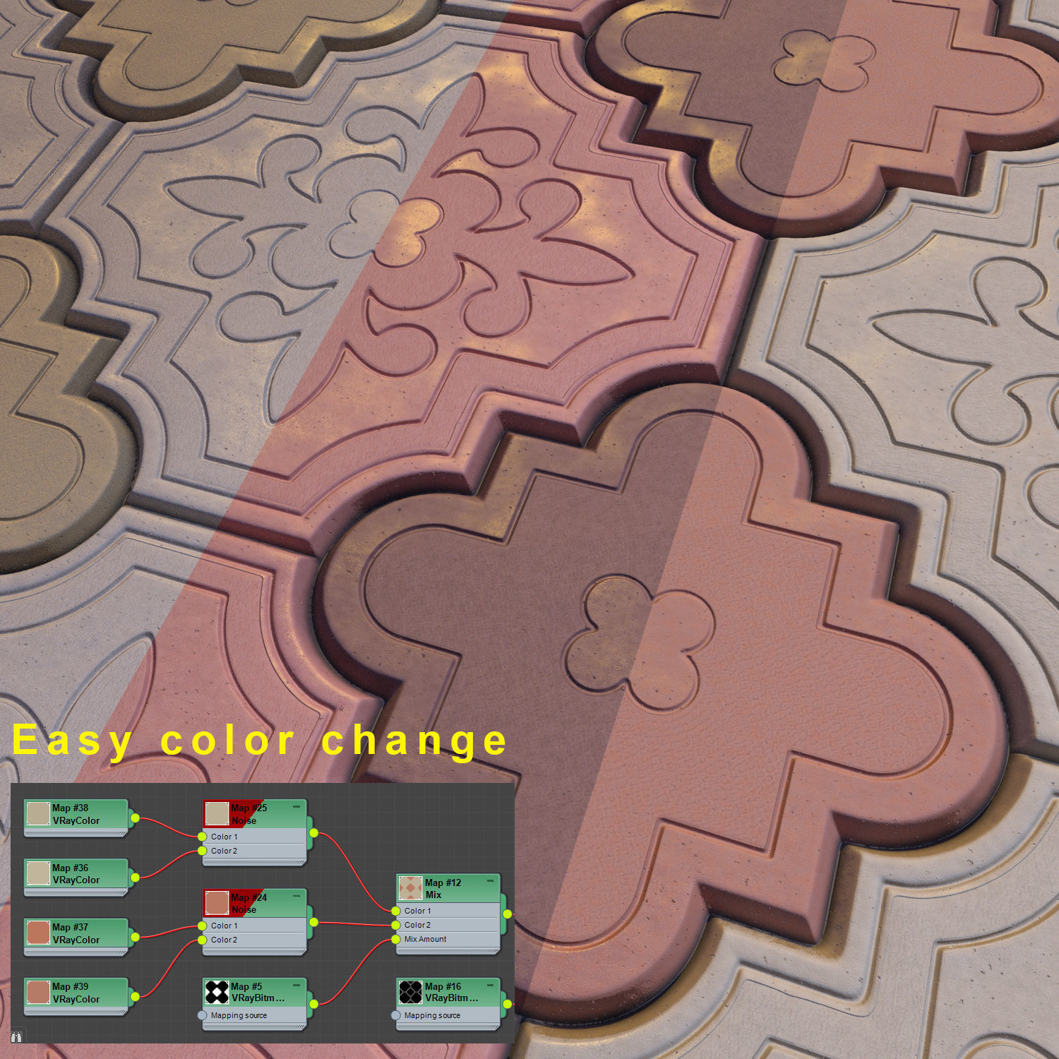 Clover paving brick Texture_4