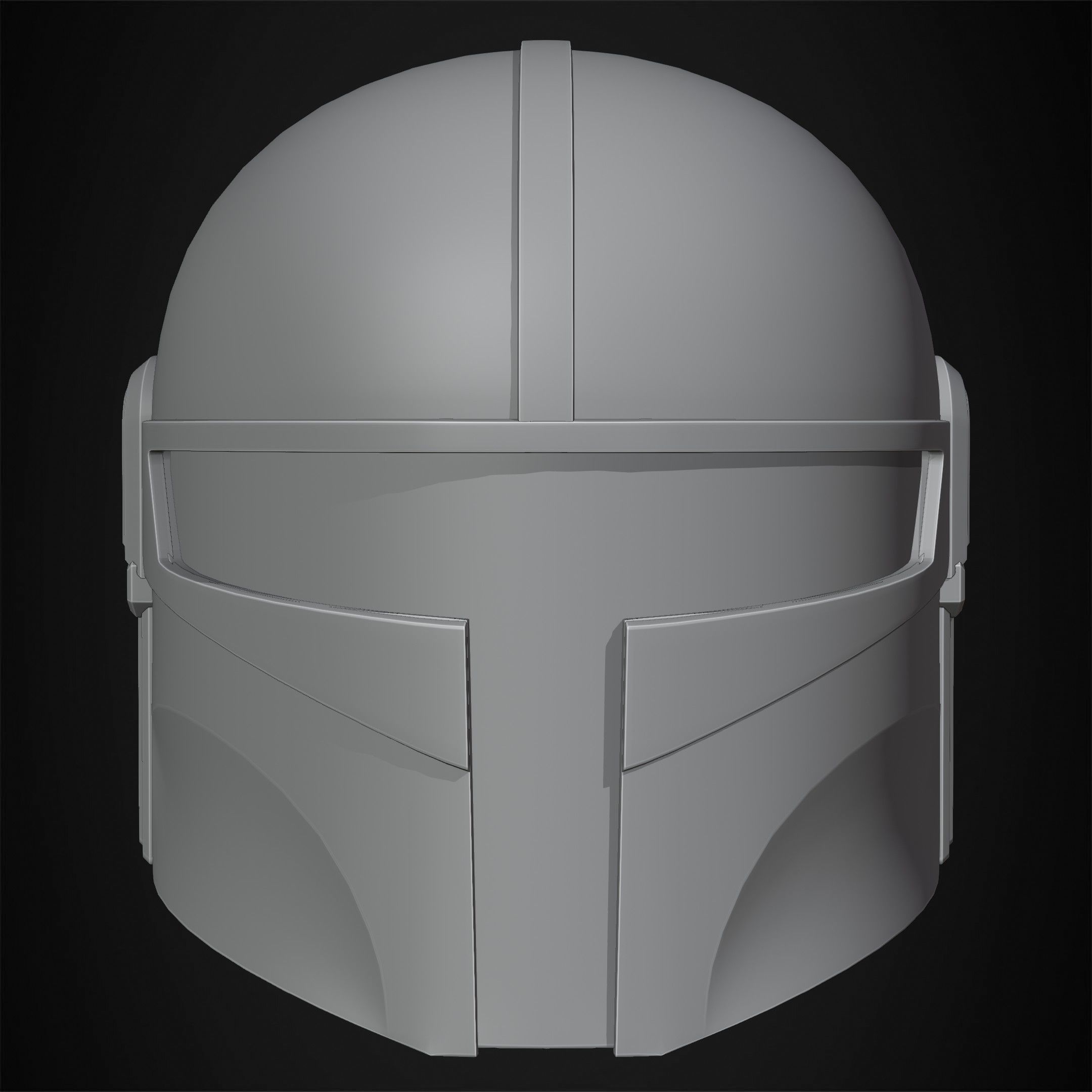 The Mandalorian Kid Mandalorian Helmet for Cosplay 3D print model_14