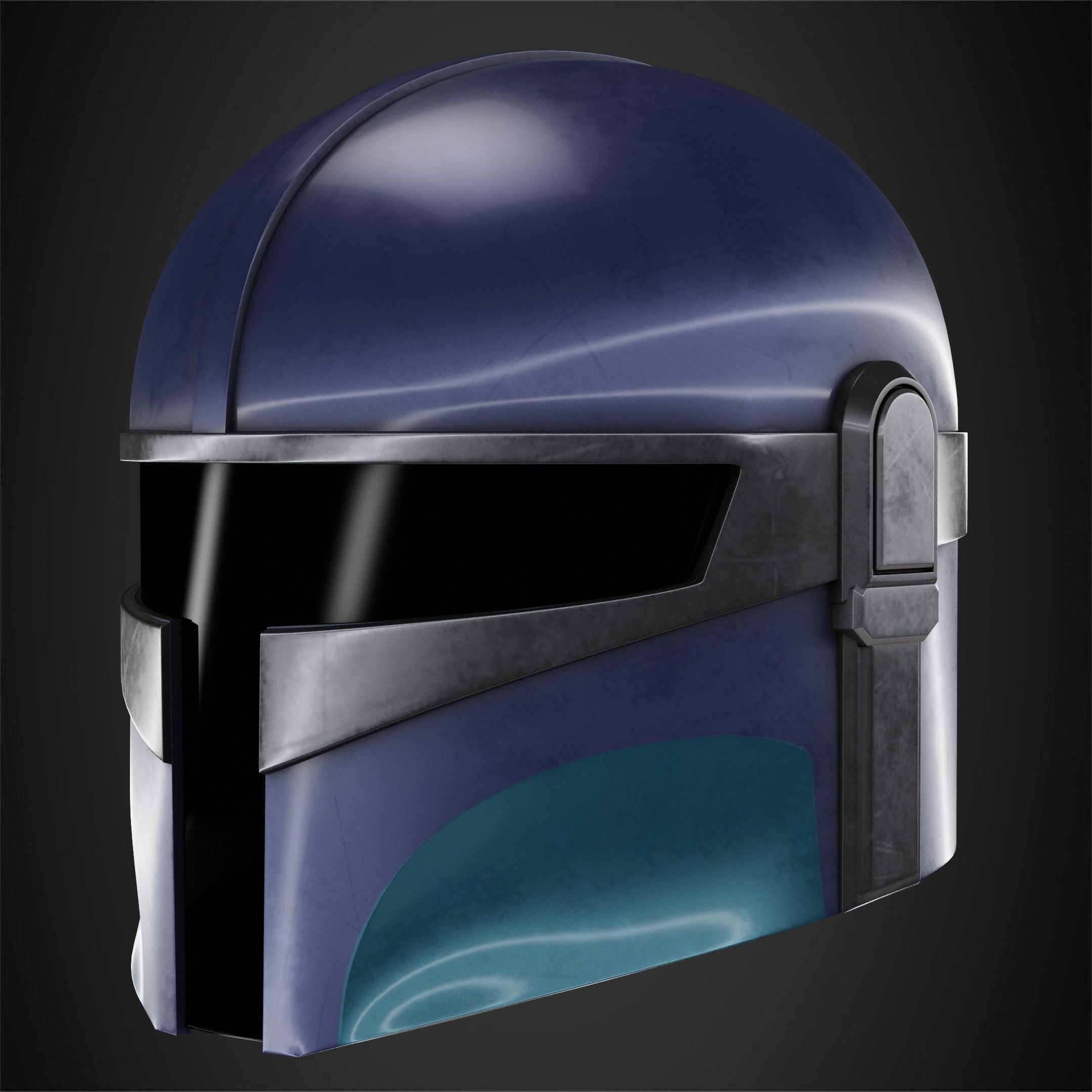 The Mandalorian Kid Mandalorian Helmet for Cosplay 3D print model_4
