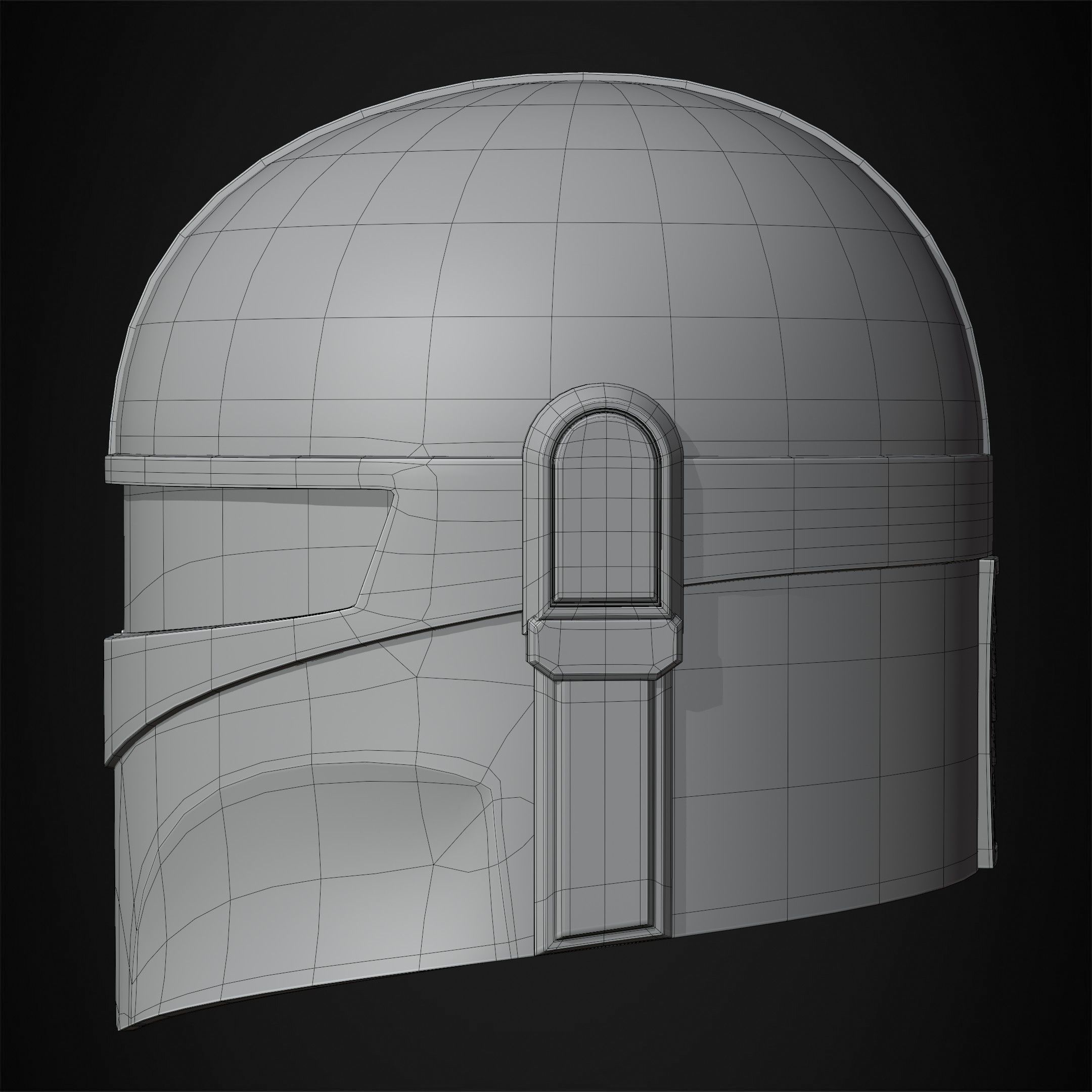 The Mandalorian Kid Mandalorian Helmet for Cosplay 3D print model_19