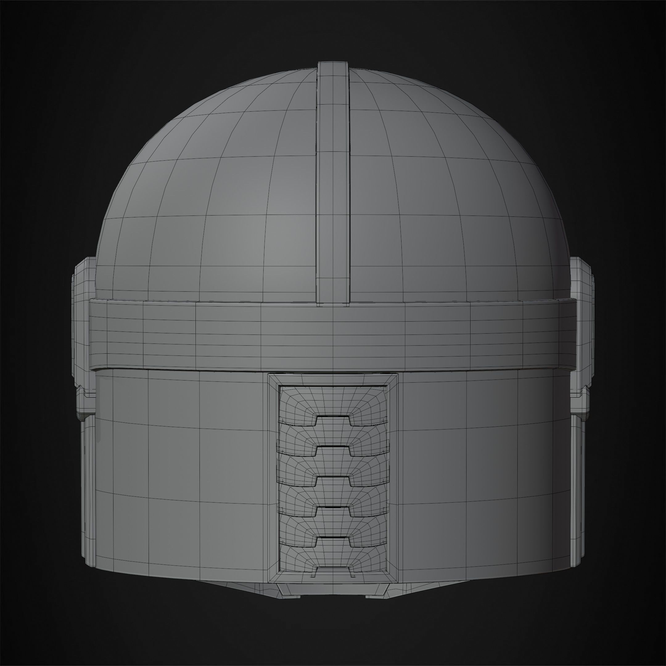 The Mandalorian Kid Mandalorian Helmet for Cosplay 3D print model_23