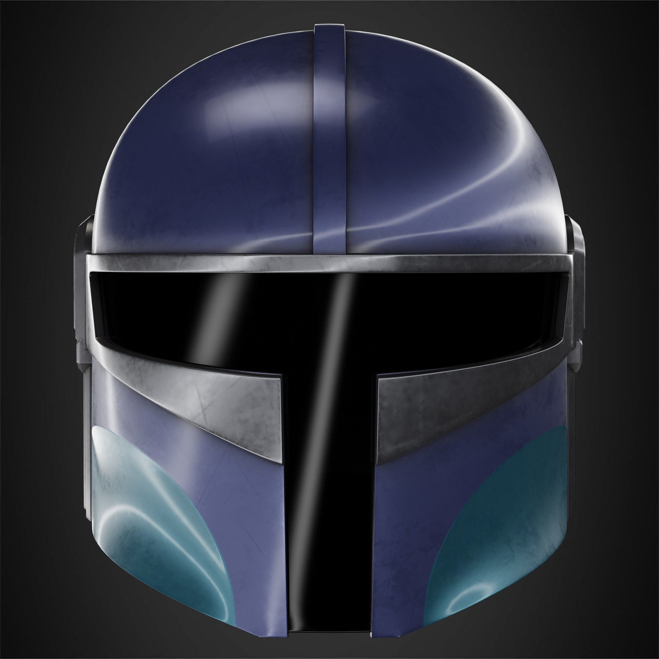 The Mandalorian Kid Mandalorian Helmet for Cosplay 3D print model_3