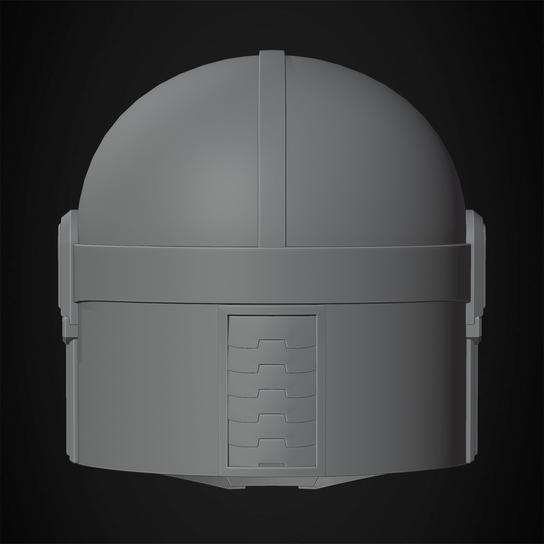 The Mandalorian Kid Mandalorian Helmet for Cosplay 3D print model_22