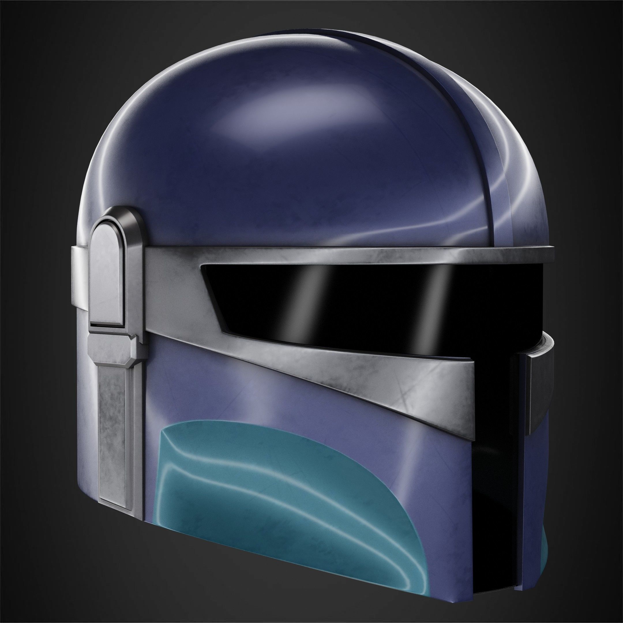 The Mandalorian Kid Mandalorian Helmet for Cosplay 3D print model_10