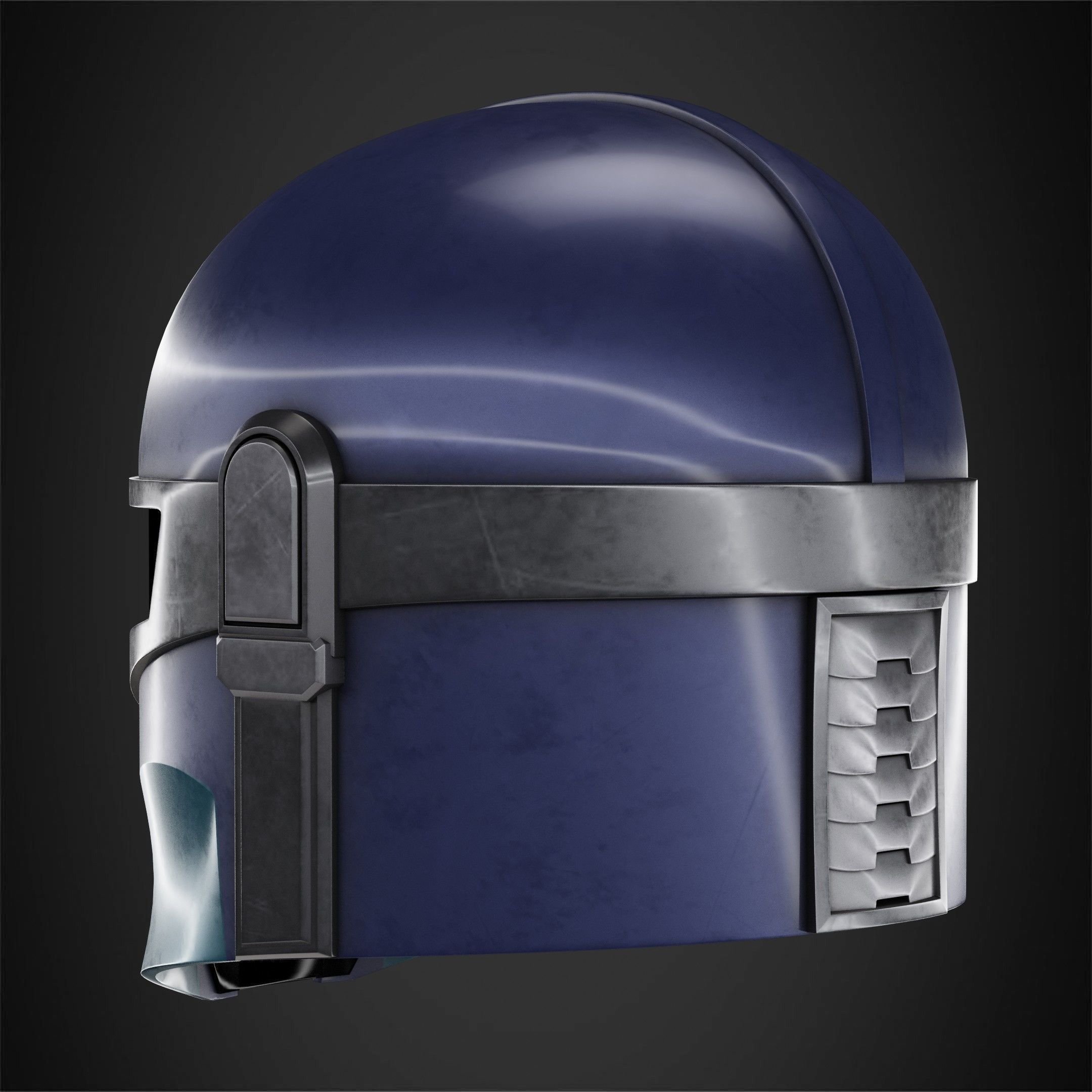 The Mandalorian Kid Mandalorian Helmet for Cosplay 3D print model_6