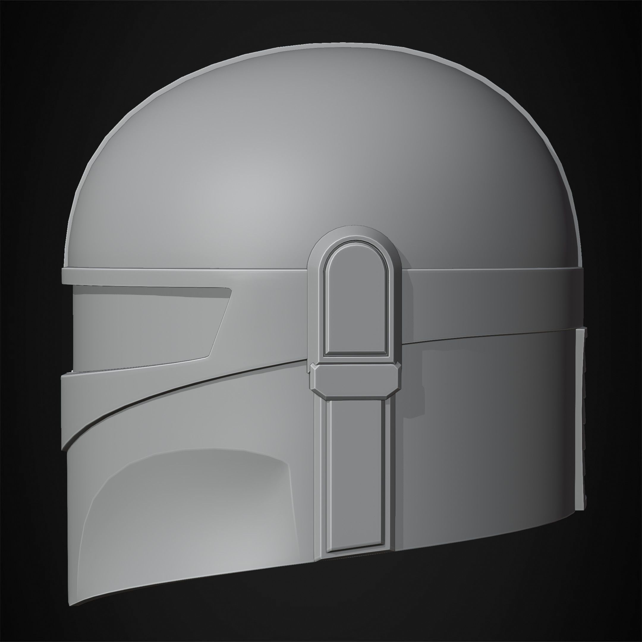 The Mandalorian Kid Mandalorian Helmet for Cosplay 3D print model_18