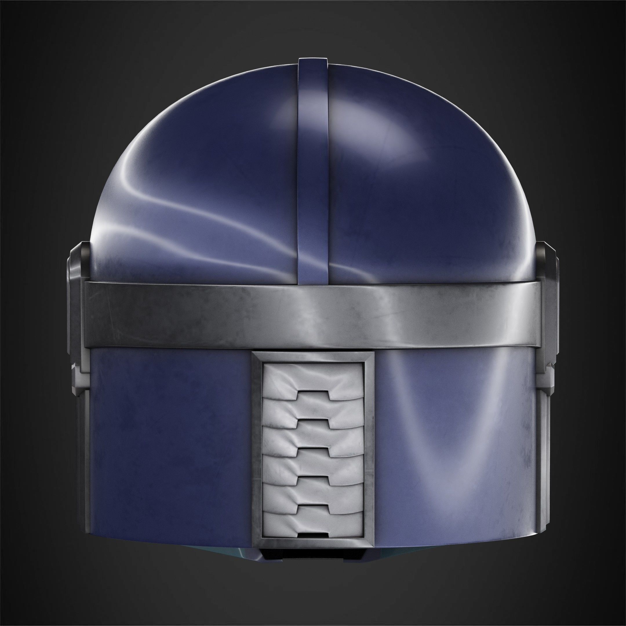 The Mandalorian Kid Mandalorian Helmet for Cosplay 3D print model_7