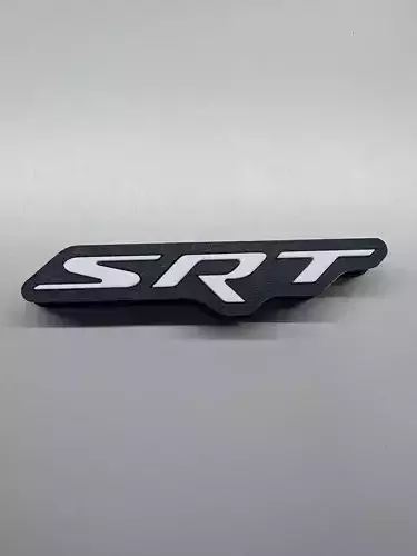SRT Logo for Bumper whit LED Two Avaiable Versions 3D print model