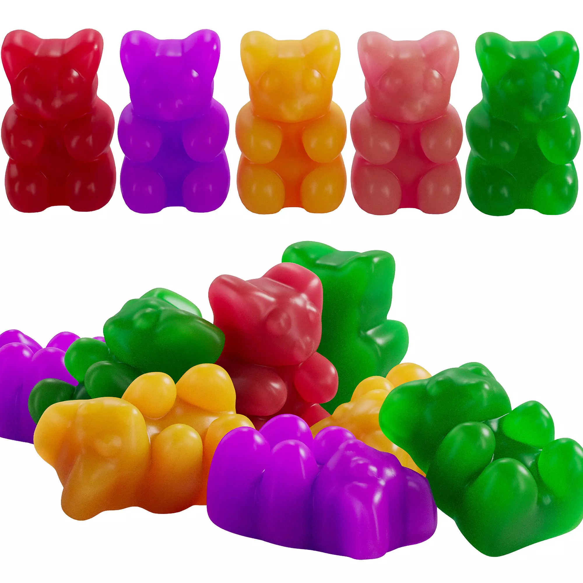 candy bear 3D model