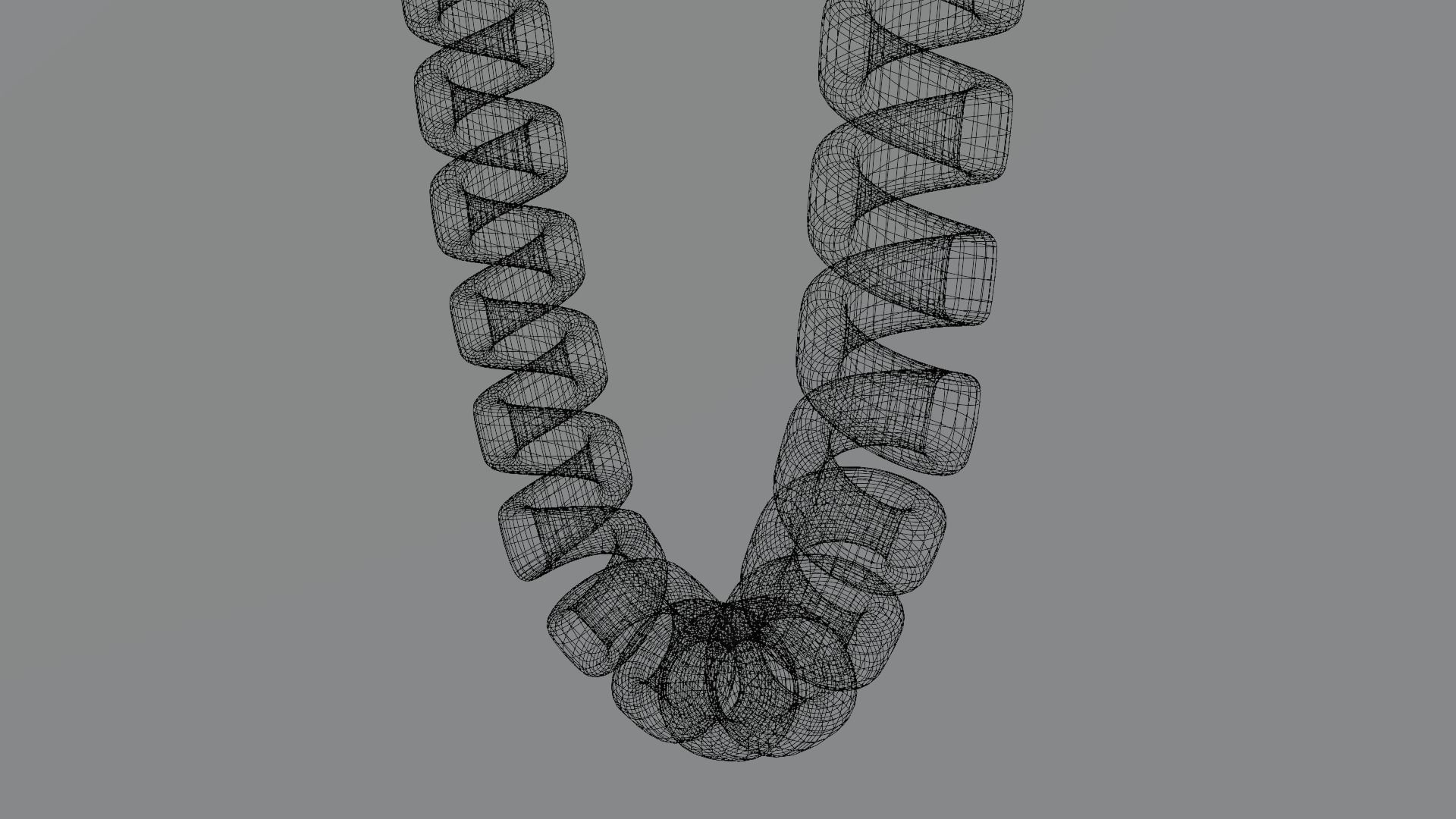 Telephone on wall 3D model_6