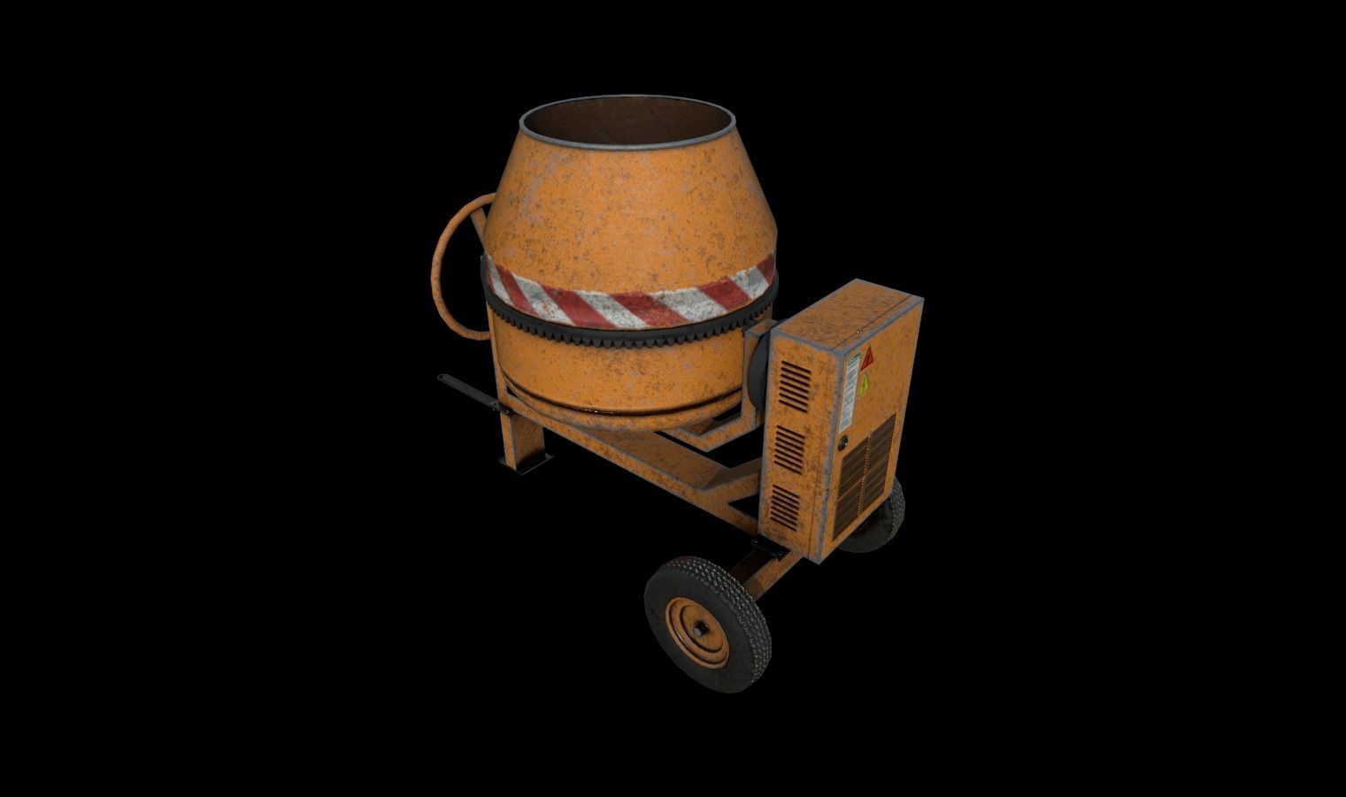 Construction Pack 2 Low-poly 3D model_8