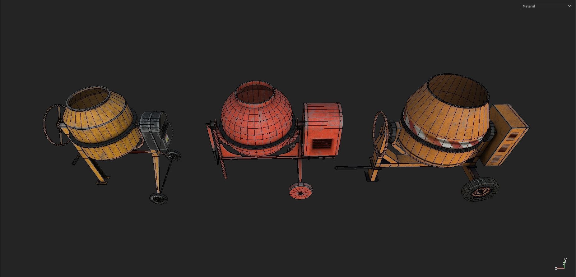 Construction Pack 2 Low-poly 3D model_12