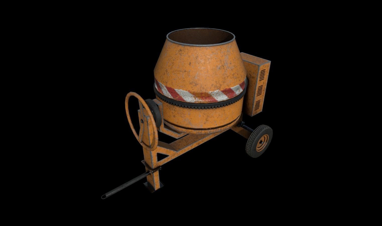 Construction Pack 2 Low-poly 3D model_7