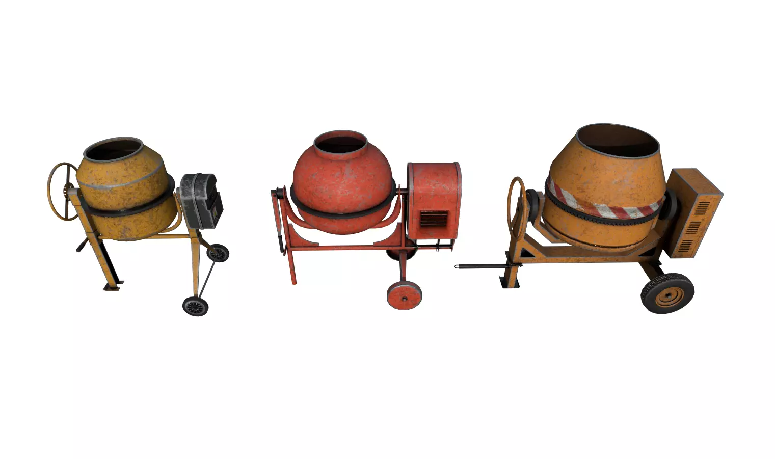 Construction Pack 2 Low-poly 3D model_0