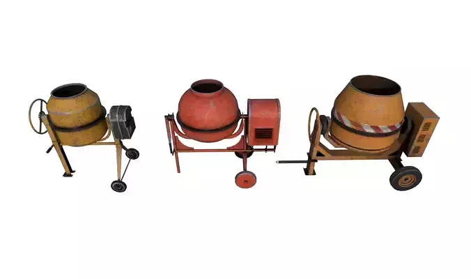 Construction Pack 2 Low-poly 3D model