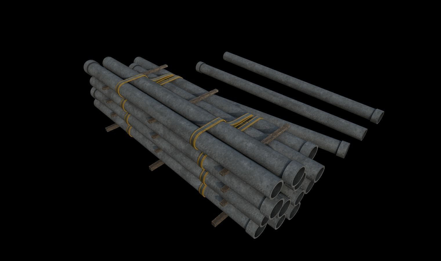 Construction Pack 3 Low-poly 3D model_8