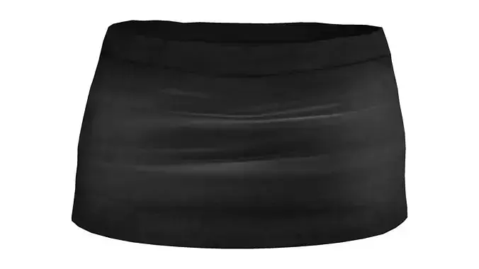 Double Side Slit Mini Skirt